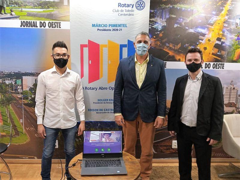 Startup FaturÁgil firma parceria com Rotary Club de Toledo Centenário 